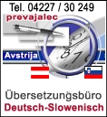 Übersetzungsservice Deutsch Slowenisch / Slowenisch Deutsch - Klagenfurt