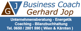 Business Coach Gerhard  Jop - energetische Unternehmensberatung  in Wien und Kärnten - Radionik und Systemaufstellungen